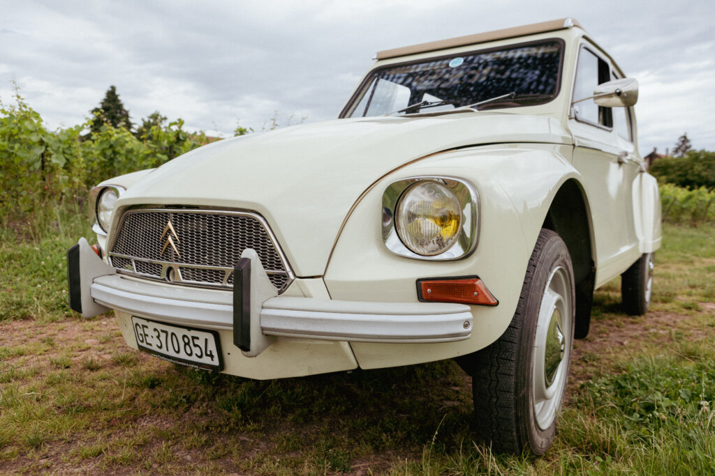 Citroën Dyane 1973, location sans chauffeur à Genève