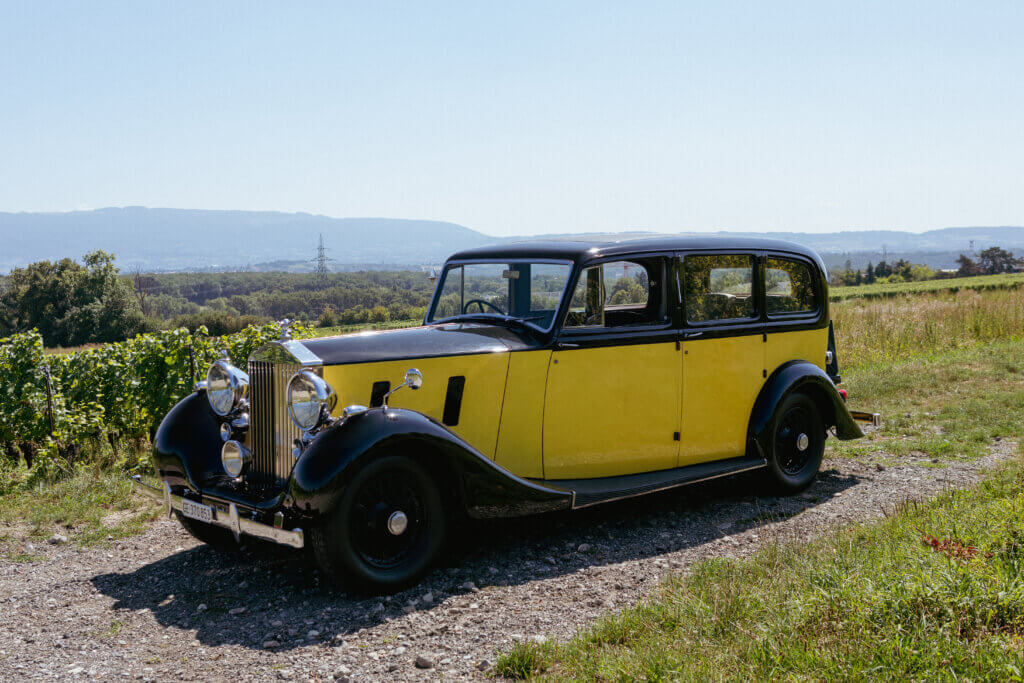 Rolls-Royce Wraith 1939, voiture de collection à louer à Genève