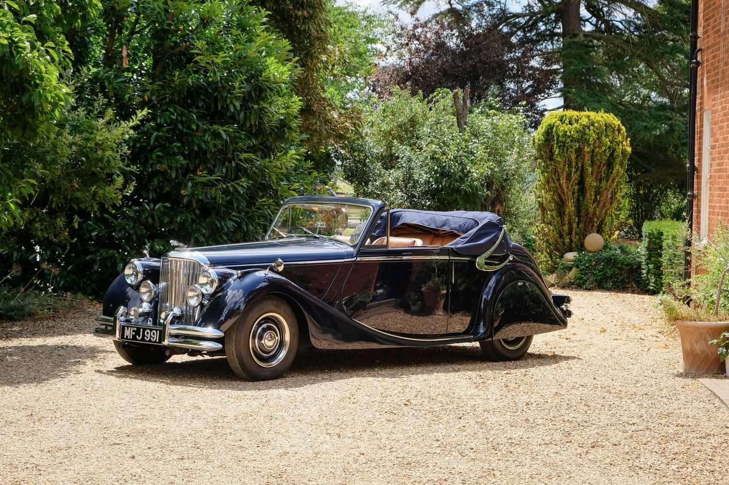 Jaguar Mark V 1949, voiture de collection à louer à Genève