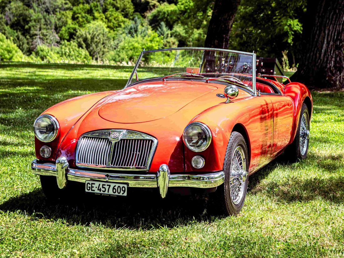MG-A 1961, location sans chauffeur à Genève
