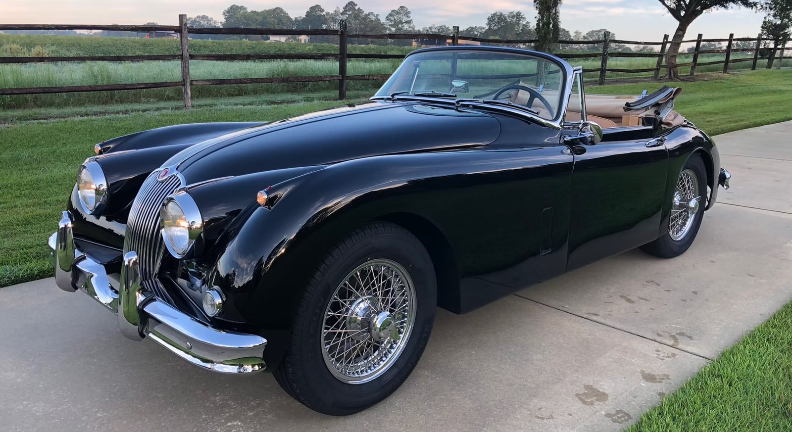 Jaguar XK 150 1959, voiture de collection à louer à Genève